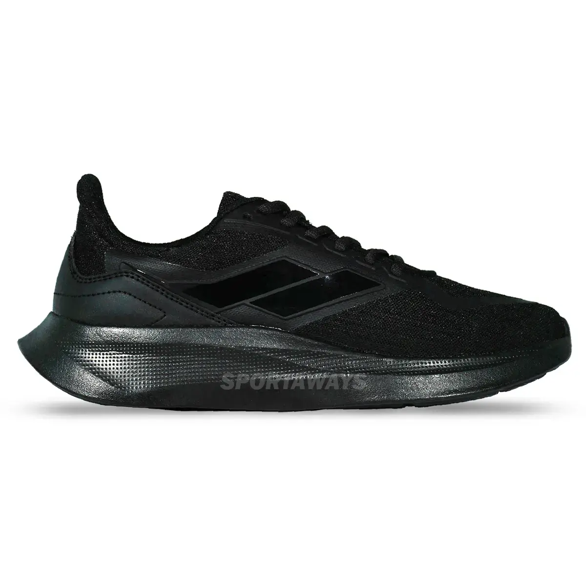 Sepatu Running Mills Delta - Triple Black 