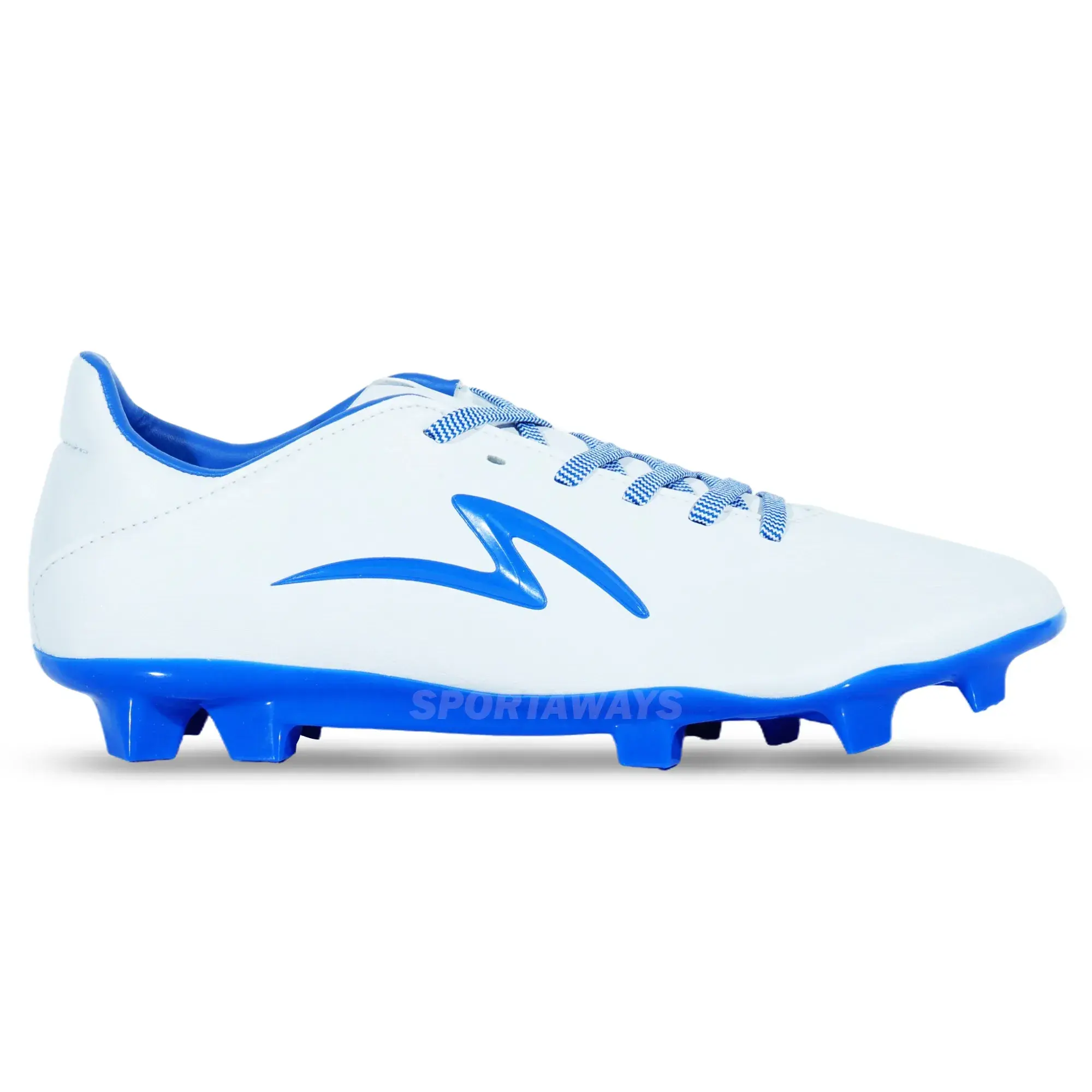 Sepatu Bola Specs Essorer FG - White/Blue 