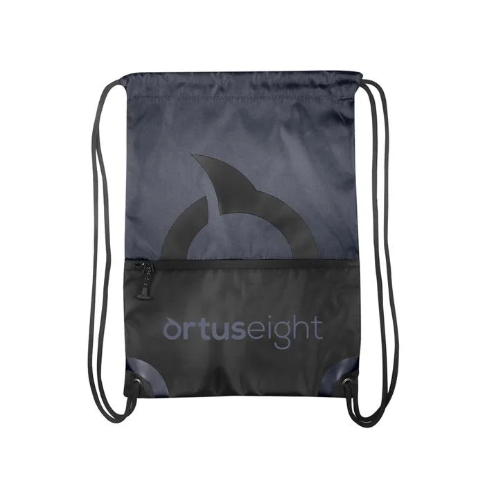 Tas Ortuseight String Bag - Black/Grey