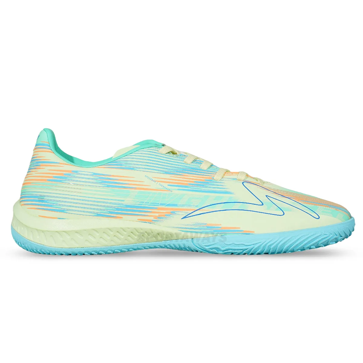 Sepatu Futsal Specs Accelelator Lightspeed 4 Nitro Pro IN - Lime Cream/Cabbage 