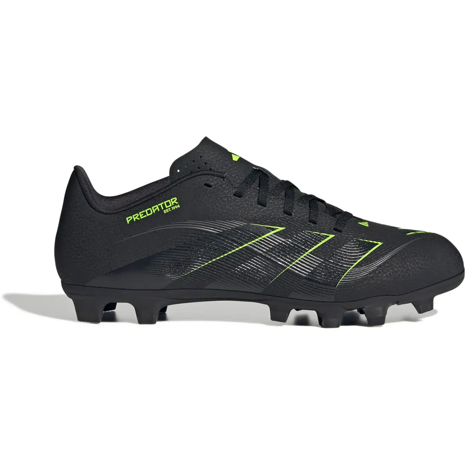Sepatu Bola Adidas Predator Club FG/MG JH8848 - Cblack/Carbon/Luclem Noiess