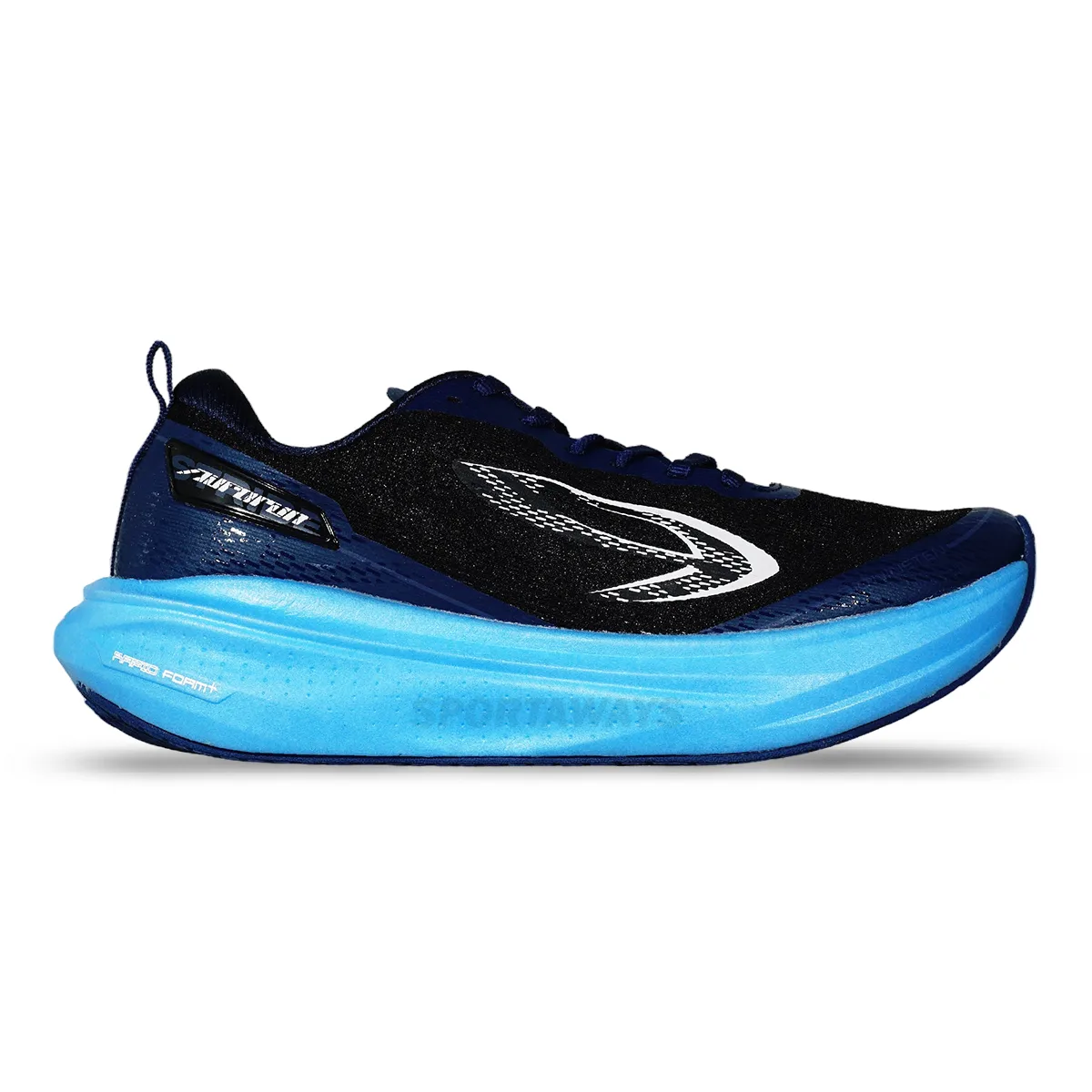 Sepatu Running 910 Aurorun Stride - Hitam/Biru/Navy