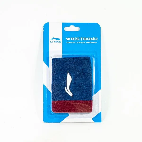 Li-Ning Wristband AWLS181-3 - Navy/Maroon
