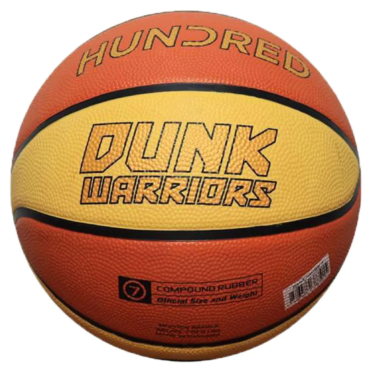 Bola Basket Hundred Basketball No Dunk Warriors HAAX-4M188-3-7 - Brown Beige