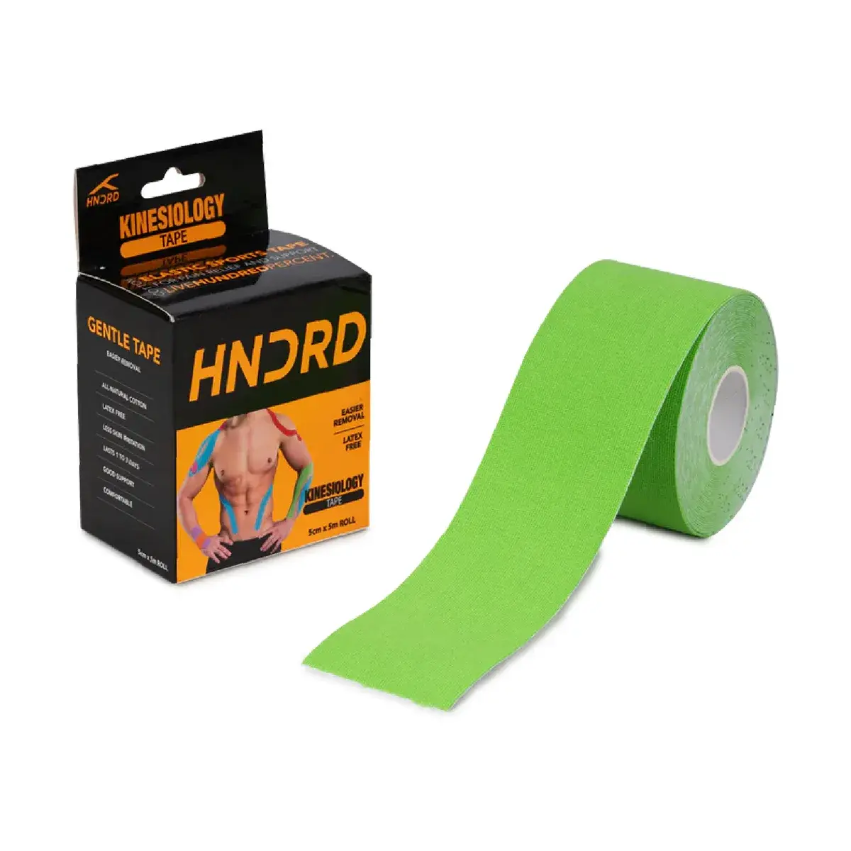 Taping Hundred Kinesiology Tape HBAX-2M007-6 - Lt Green