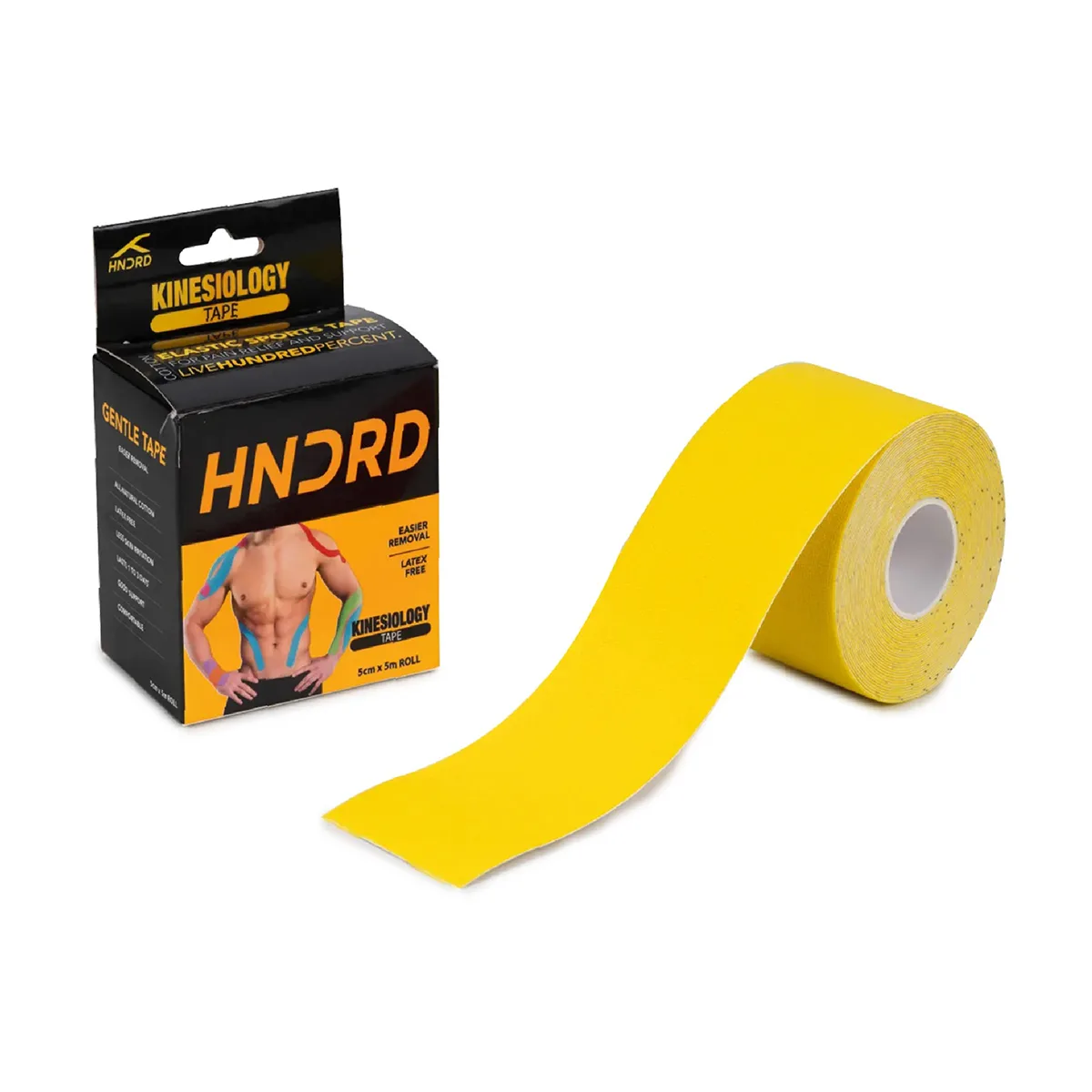 Taping Hundred Kinesiology Tape HBAX-2M077-11 - Yellow