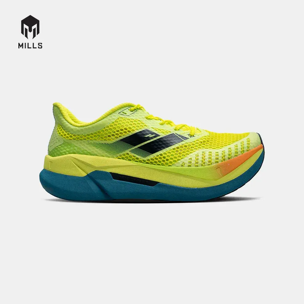 Sepatu Running Mills Enerpro Zenith - Lemon/Dk.Pine/Orange
