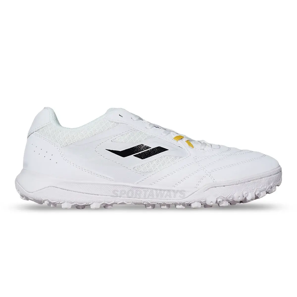Sepatu Futsal Mills Voltasala Arion M2 TF - White/Gold/Black 