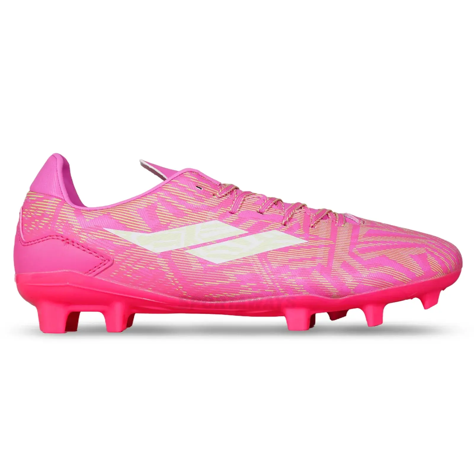 Sepatu Bola Mills Vonix FG - Magenta/White 