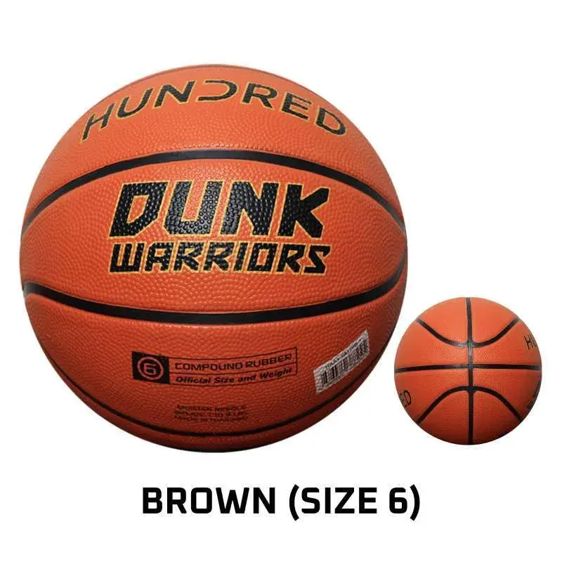Bola Basket Hundred Basketball No Dunk Warriors HAAX-4M196-1-6 - Brown
