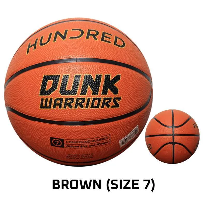 Bola Basket Hundred Basketball No Dunk Warriors HAAX-4M188-1-7 - Brown