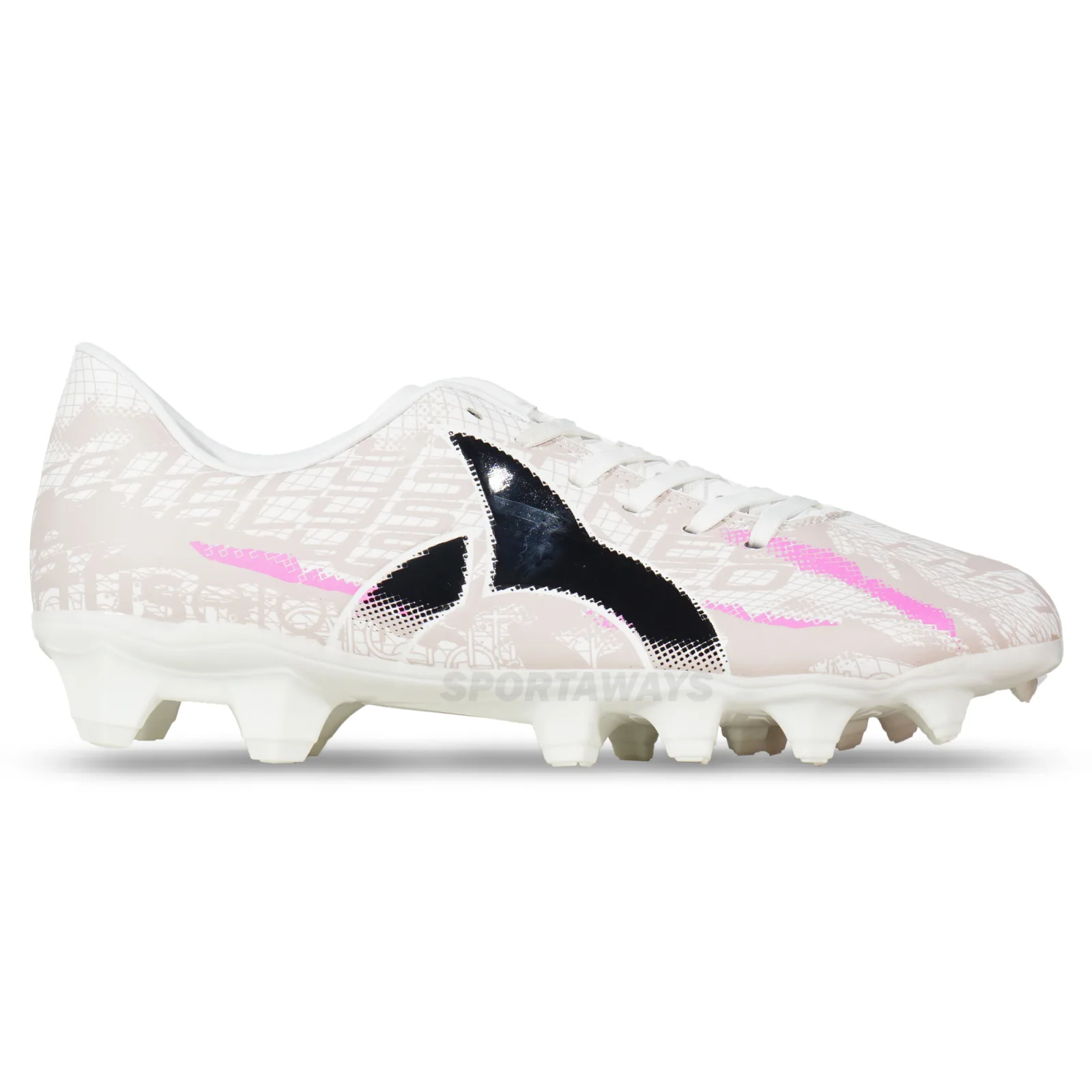 Sepatu Bola Ortuseight Catalyst Imperium FG - White/Pink 