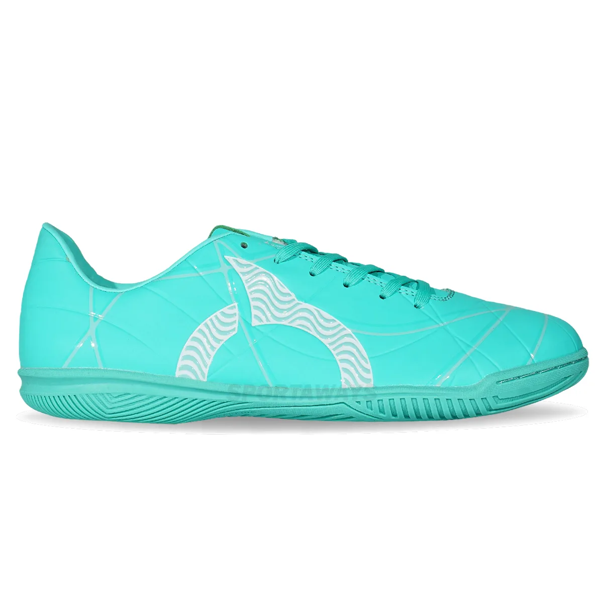 Sepatu Futsal Ortuseight Zenith IN - Aqua/White 