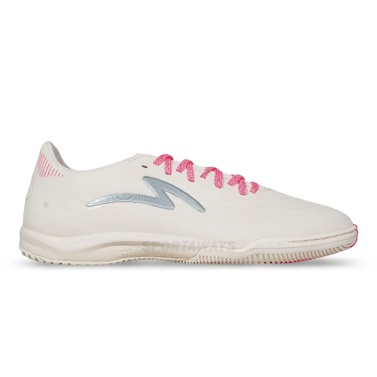 Sepatu Futsal Specs Accelerator Illuzion 4 Pro IN - White Assylum/Pink Glo 