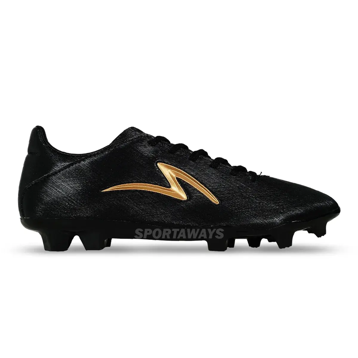 Sepatu Bola Specs Essorer FG - Black/Gold 