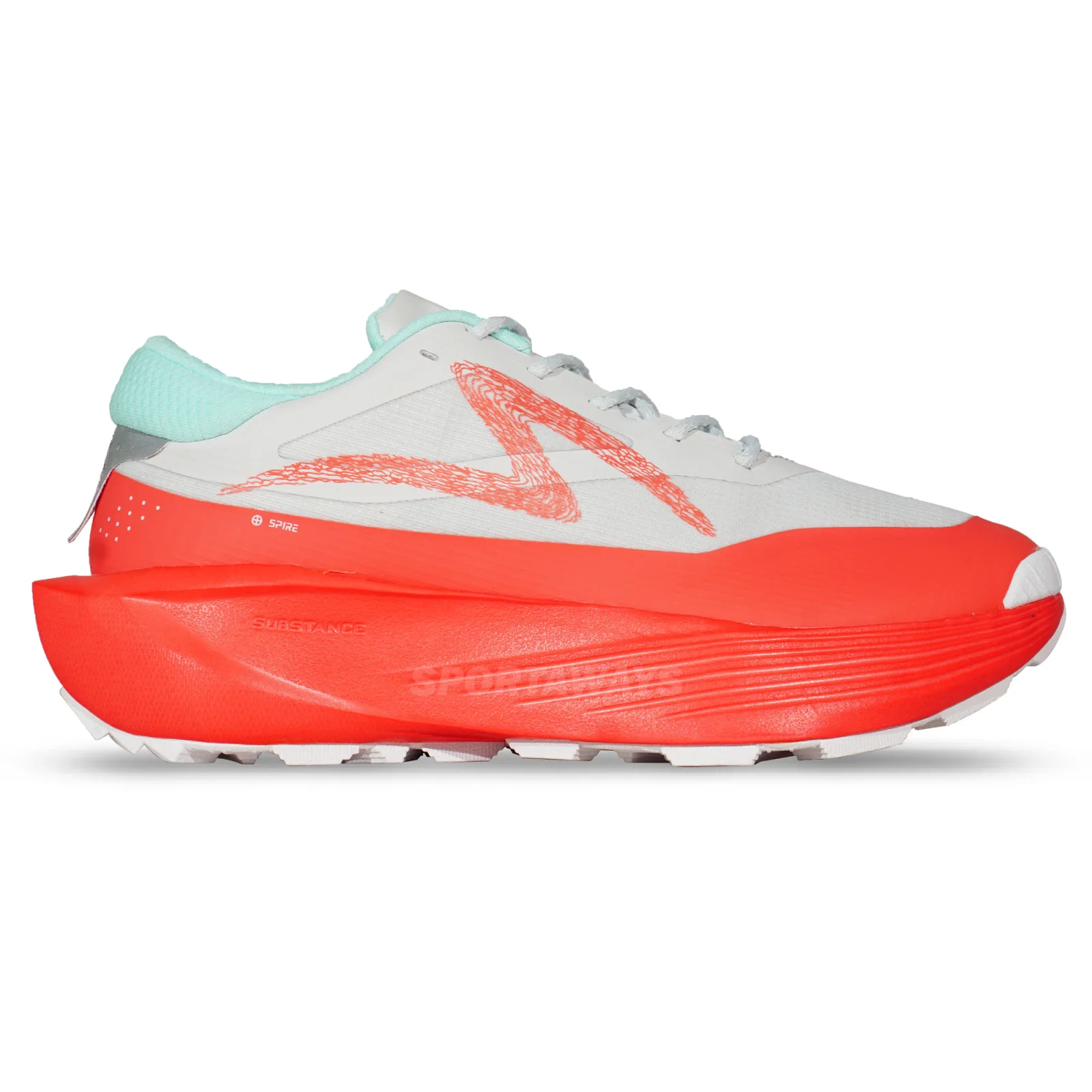 Sepatu Running Specs Spire TR - Glacier Gray/Fiery Rose/White 