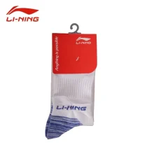 Kaos Kaki Li-Ning Quarters Sock AWSQ221-1 - White/Blue