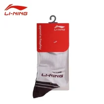 Kaos Kaki Li-Ning Quarters Sock AWSQ221-2 - White/Maroon
