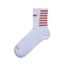 Kaos Kaki Li-Ning Hi-Quarter Socks AWLN175-4 - White/Orange