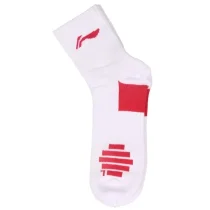 Kaos Kaki Li-Ning Quarter Socks AWLR234-1 - White/Red