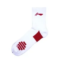Kaos Kaki Li-Ning Quarter Socks AWLS179-2 - White/Red