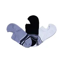 Kaos Kaki Monaco Ankle Hidden MHD 2026 3Pair - Black/White/Grey
