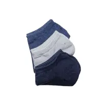 Kaos Kaki Monaco Ankle Max 01 3 Pairs - Skipper Blue/Grey/Navy