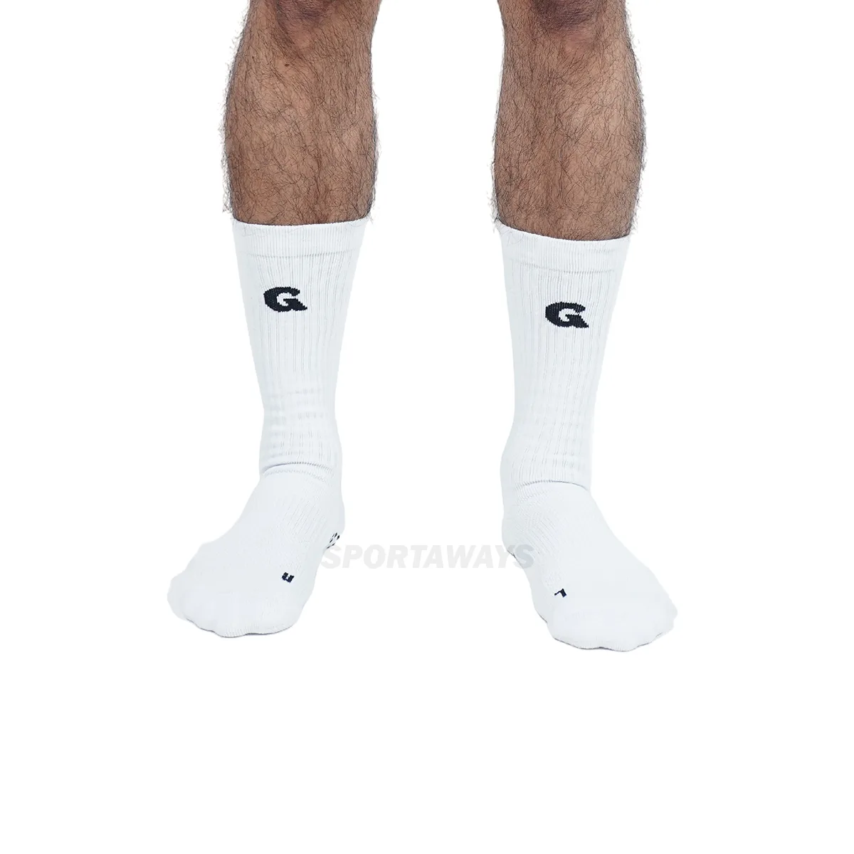 Kaos Kaki Grygera Vortex Grip Quarter  - White