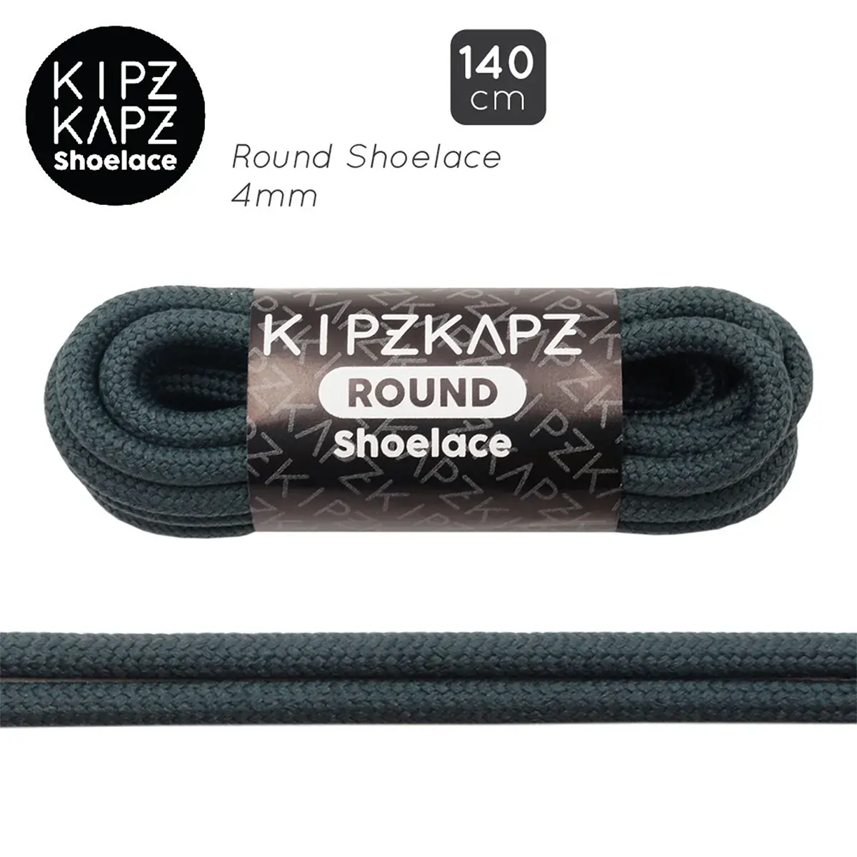 Tali Sepatu Kipzkapz RS30 - Round 4MM 140 - Blue Steel