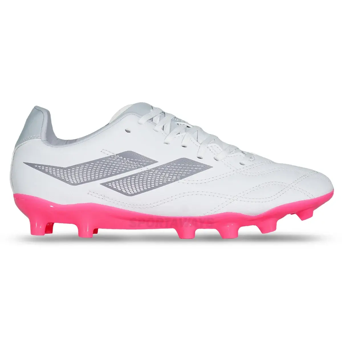 Sepatu Bola Mills Enzo FG - White/Magenta 
