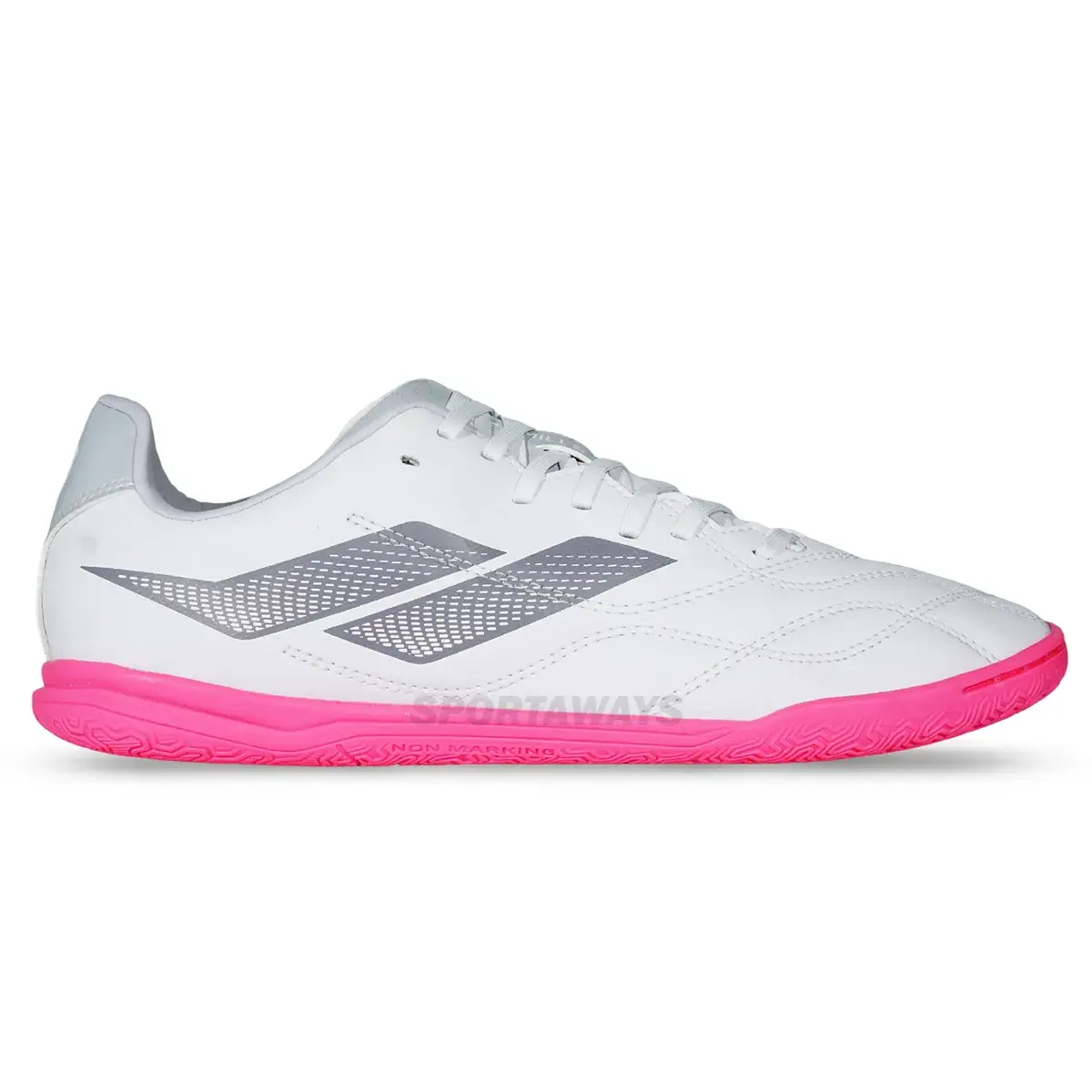 Sepatu Futsal Mills Enzo IN - White/Magenta 