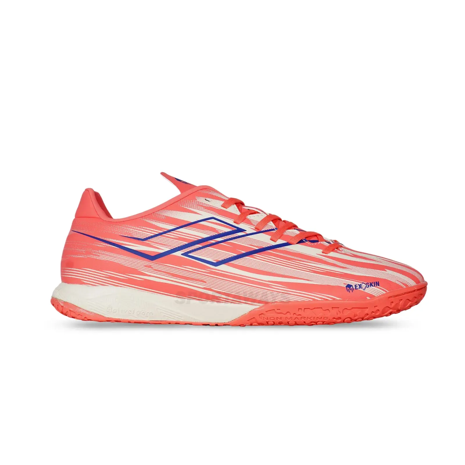 Sepatu Futsal Anak Mills Espada IN JR - Coral/Off White/Blue 