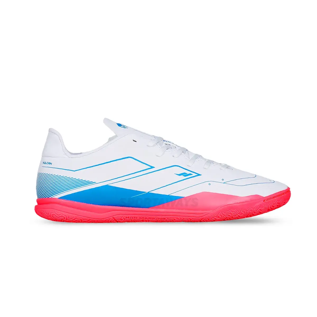 Sepatu Futsal Anak Mills Vulcan 2.0 IN JR - White/Blue/Magenta