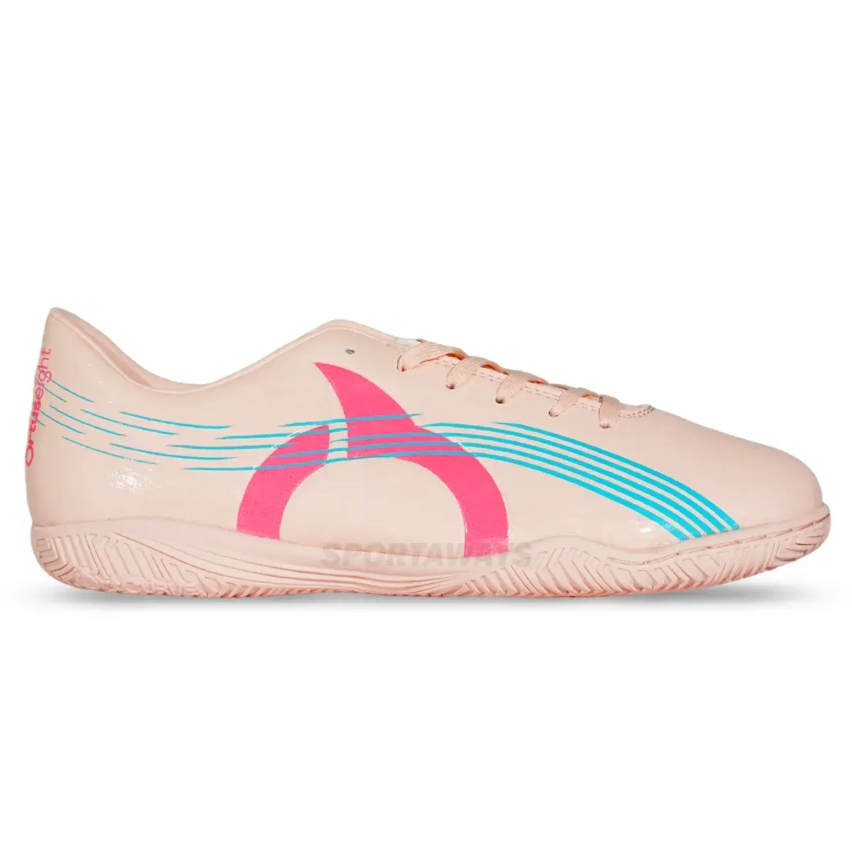 Sepatu Futsal Ortuseight Horizon IN - Salmon/Pink/Cyan 
