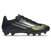 Sepatu Bola Adidas F50 Club FG/MG JI0047 - Cblack/Ironmt/Luclem Noiess/Fermet/Citluc