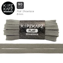Tali Sepatu Kipzkapz F3 - Flat 8MM 90 - Grey