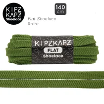 Tali Sepatu Kipzkapz FS13 - Flat 8MM 140 - Army Green