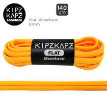 Tali Sepatu Kipzkapz FS19 - Flat 6MM 140 - Neon Orange