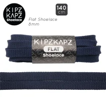 Tali Sepatu Kipzkapz FS49 - Flat 8mm 140 - Navy