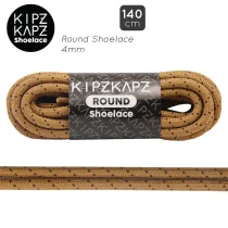 Tali Sepatu Kipzkapz RS22 - Round 4MM 140 - Brown Stripe