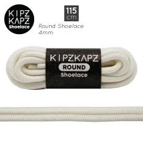 Tali Sepatu Kipzkapz RS26 - Round 4MM 115 - Pearl White