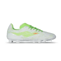 Sepatu Bola Mills Flame 2.0 FG JR - White/Lime Green 