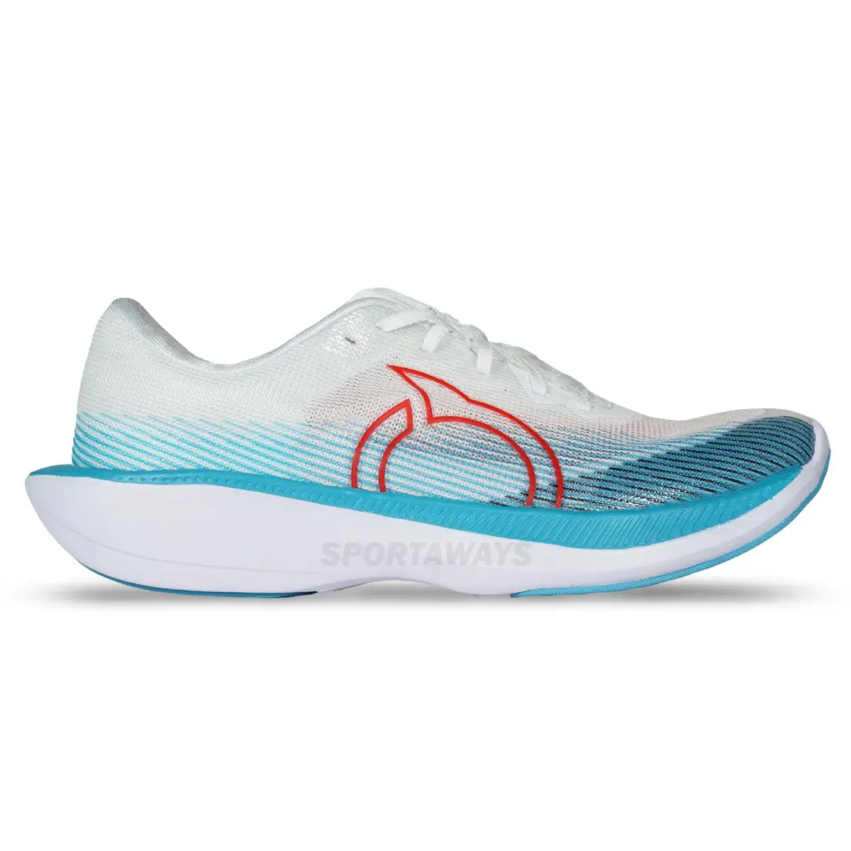 Sepatu Running Ortuseight Hyperdrive 3.0 - White/Cyan 