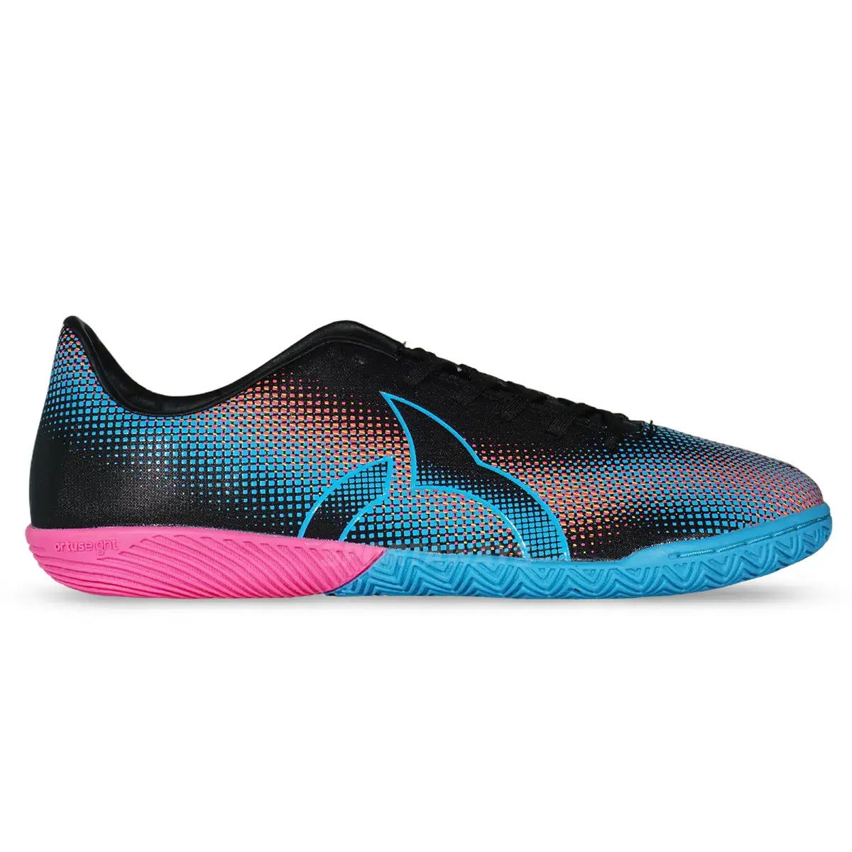 Sepatu Futsal Ortuseight Lumine IN - Black/Pink/Cyan 