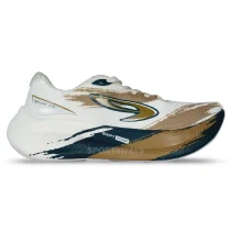 Sepatu Running 910 Hiroshi 2.0 11Th Anniversary - Putih/Emas/Biru Tua