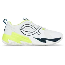 Sepatu Volley Fixch Flames - Bright White/Blue/Green