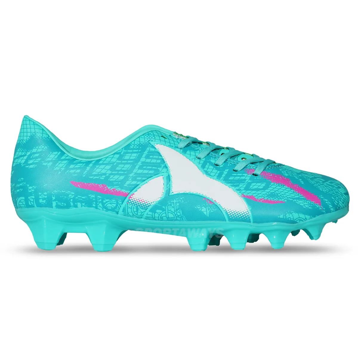 Sepatu Bola Ortuseight Catalyst Imperium FG - Aqua/White 