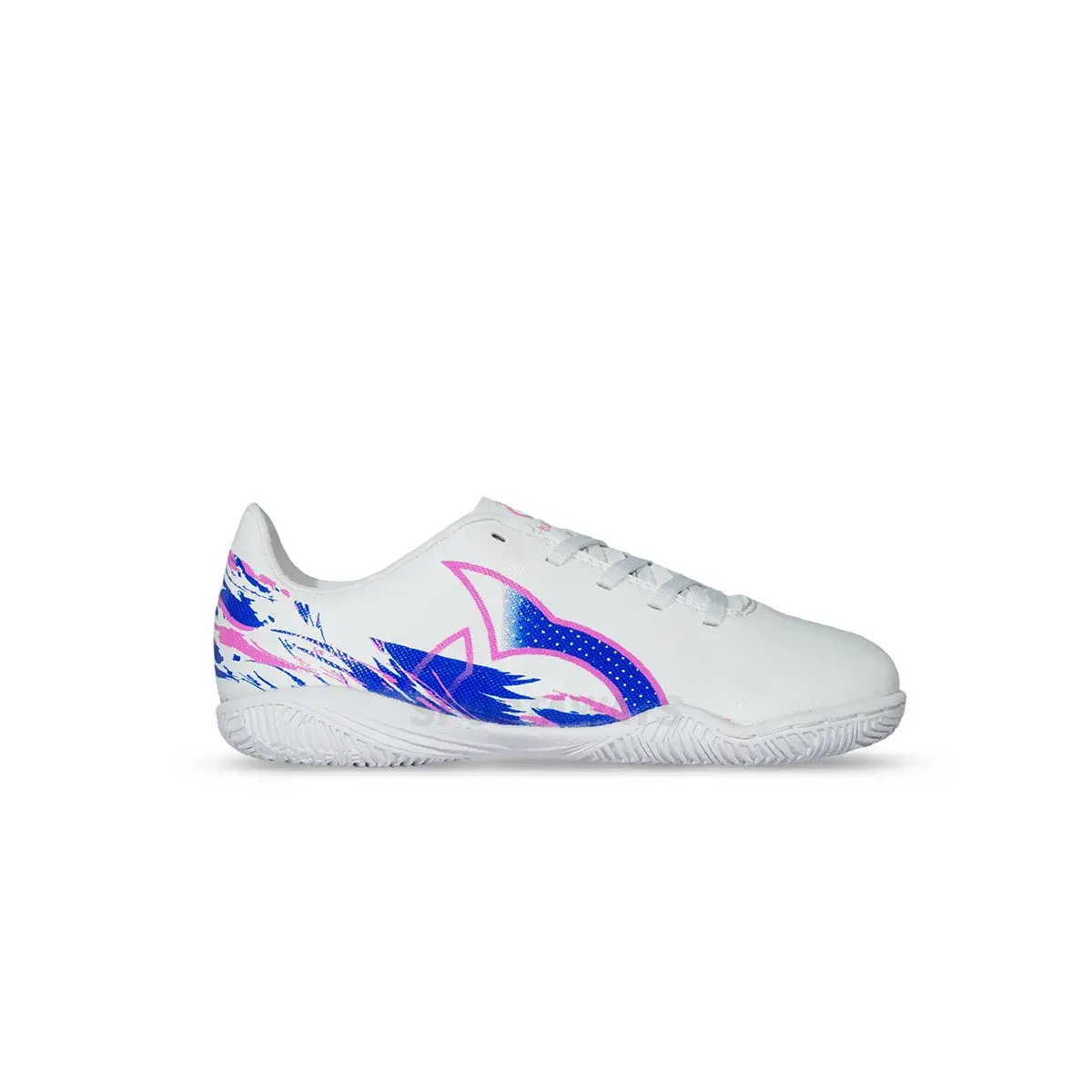 Sepatu Futsal Anak Ortuseight Catalyst Liberte V5 IN CH - White/Pink/Vortex