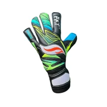 Hover Sarung Tangan Kiper FAT Venom Medius VG Cut - Black/Green/Blue 