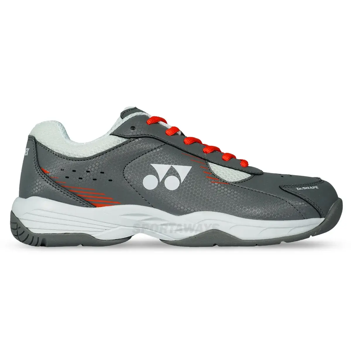 Sepatu Badminton Yonex Hexis - Dusty Olive/Hot Cor 